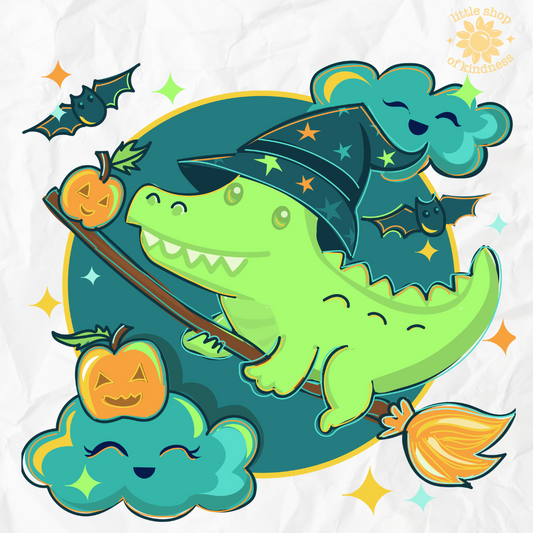Alligator Halloween Adult Tee