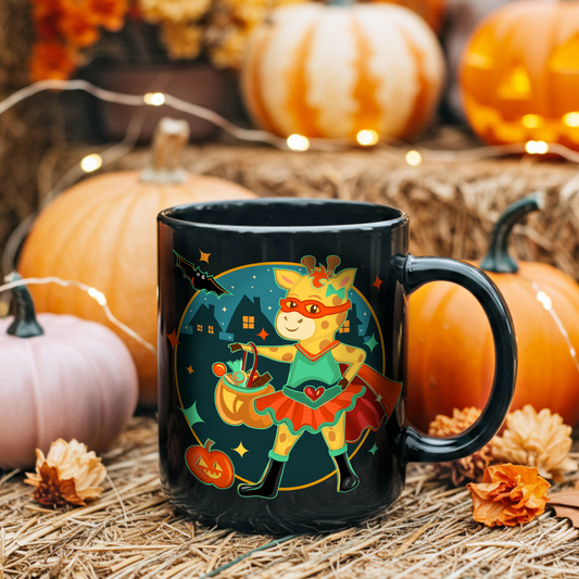 Giraffe Halloween Ceramic Mug