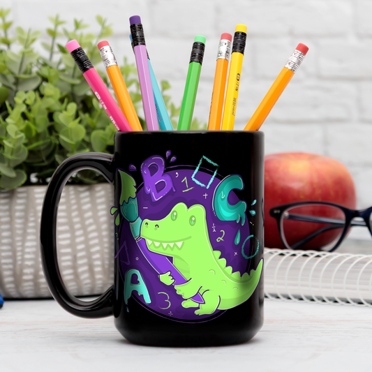 Alligator School Ceramic Mug
