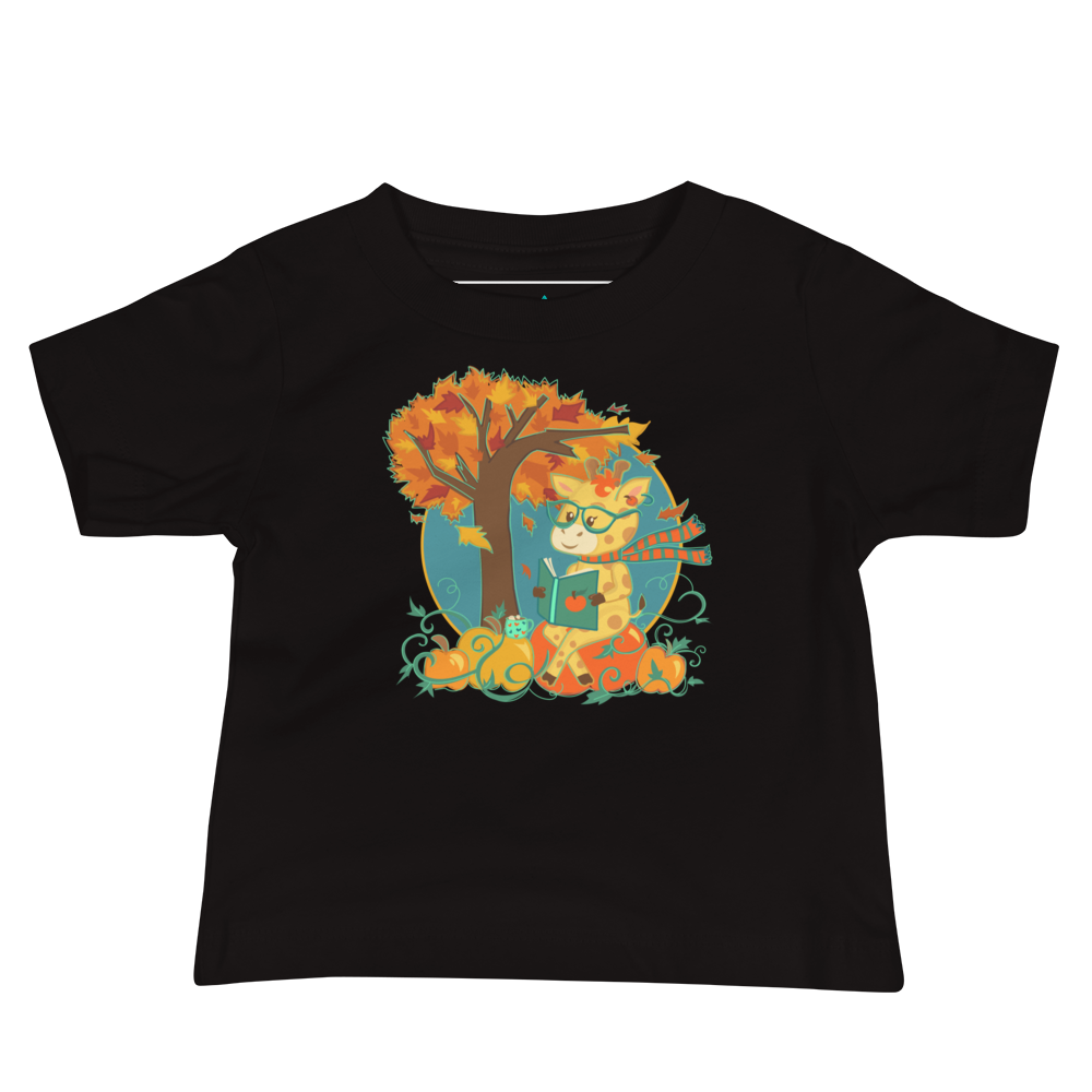 Giraffe in Fall Baby Tee