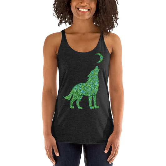 Wolf Women's Racerback Tank