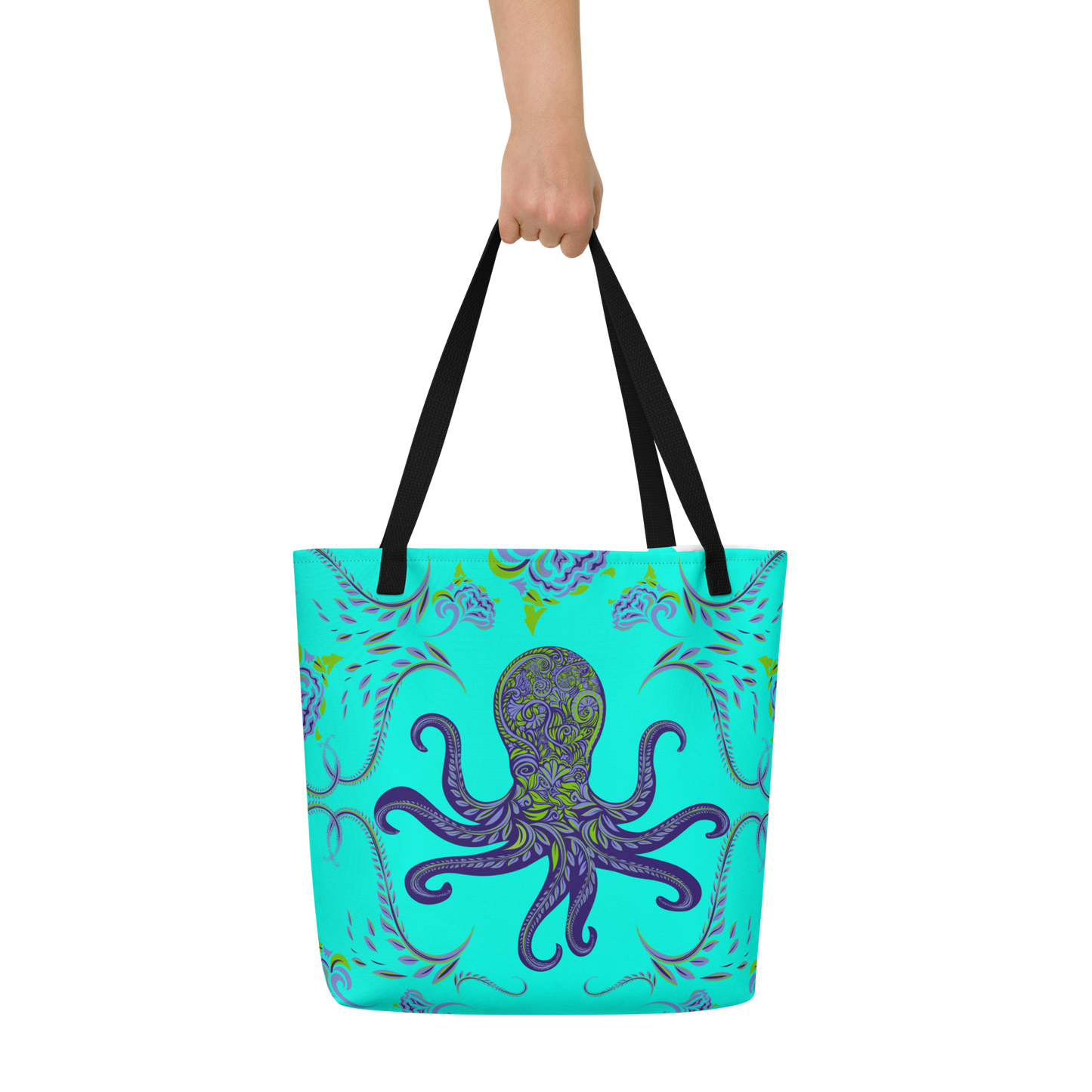 Octopus Tote with Pocket
