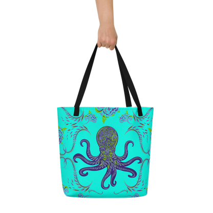 Octopus Tote with Pocket