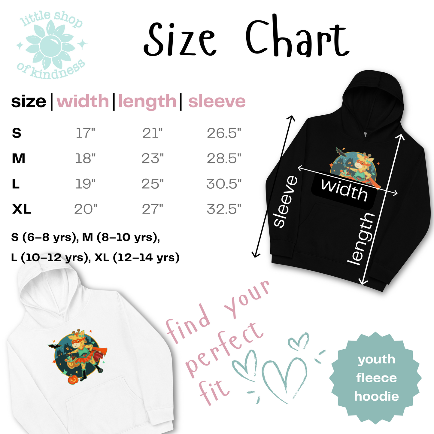 Giraffe Halloween Kids Hoodie