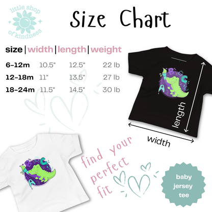 Alligator School Baby Tee