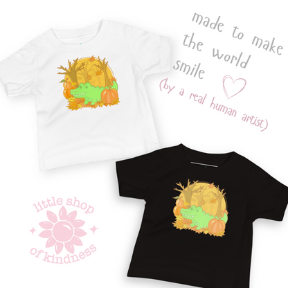 Alligator in Fall Baby Tee