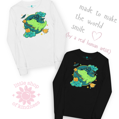 Alligator Halloween Kids Long Sleeve