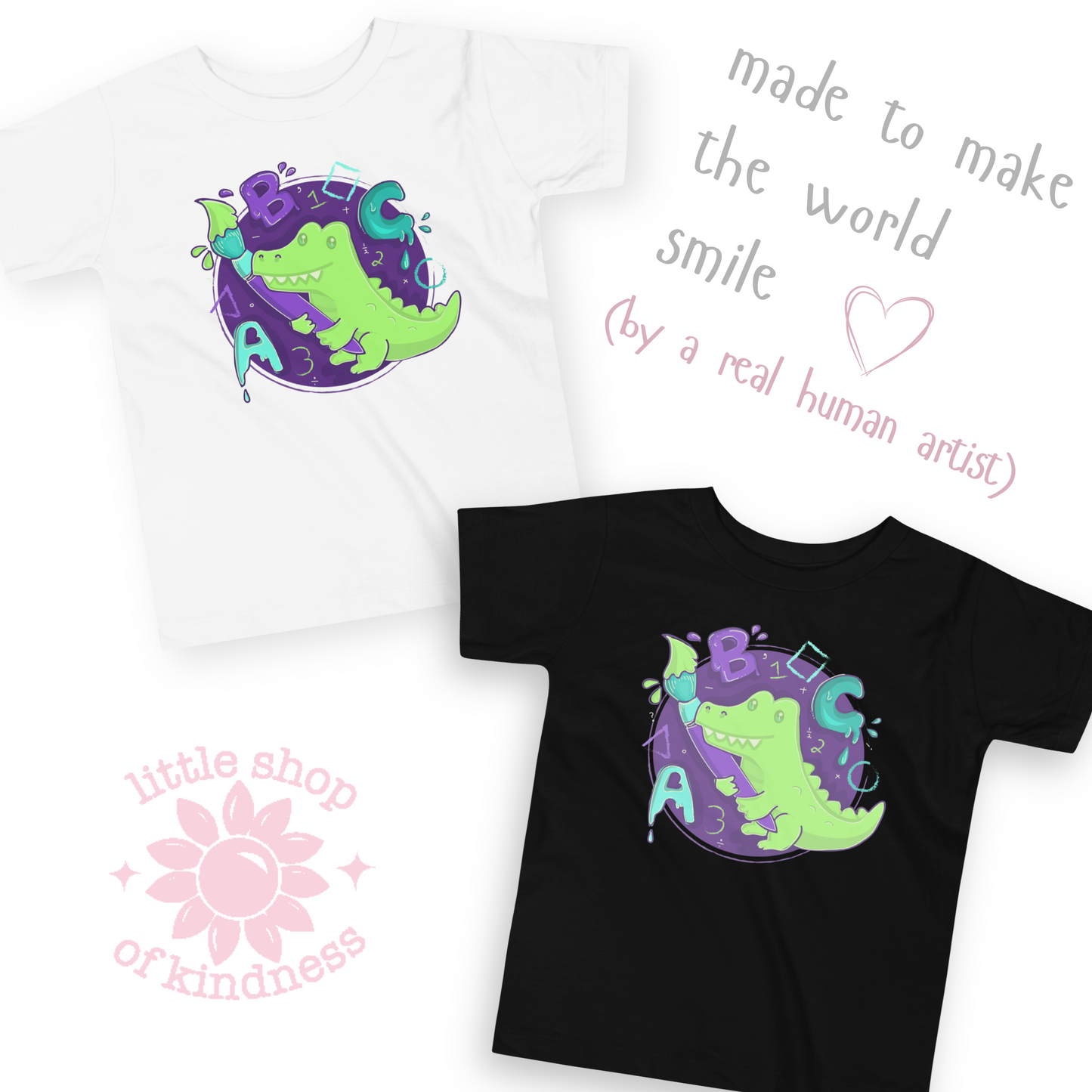 Alligator School Toddler Tee