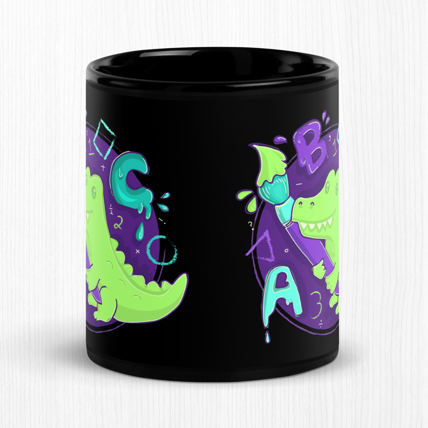 Alligator School Ceramic Mug
