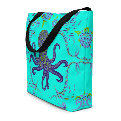 Octopus Tote with Pocket