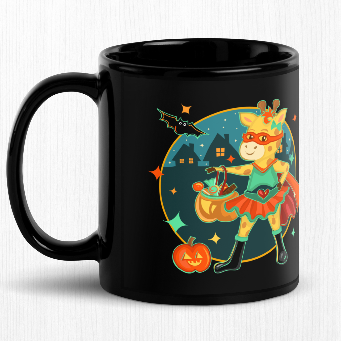 Giraffe Halloween Ceramic Mug