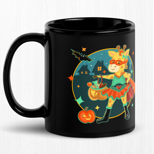 Giraffe Halloween Ceramic Mug