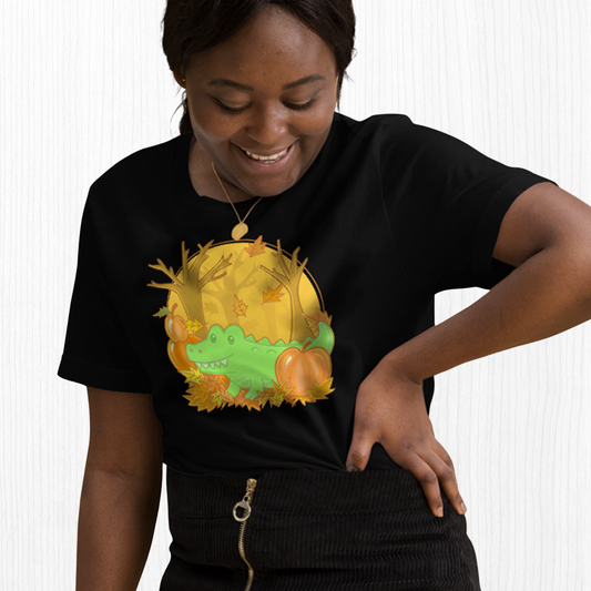 Alligator in Fall Adult Tee