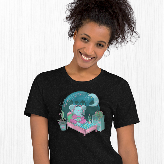 Retro Elephant Adult Tee