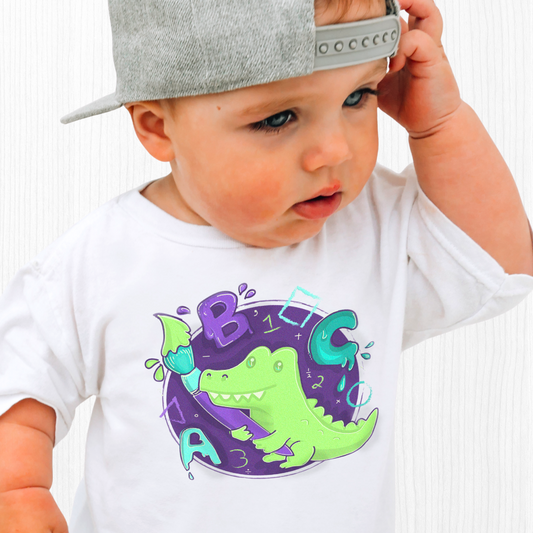 Alligator School Baby Tee
