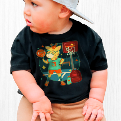 Giraffe School Baby Baby Tee