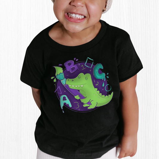 Alligator School Toddler Tee