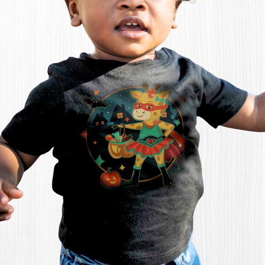 Giraffe Halloween Toddler Tee