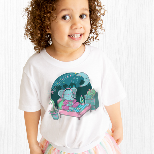 Retro Elephant Toddler Tee