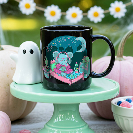 Retro Elephant Ceramic Mugs