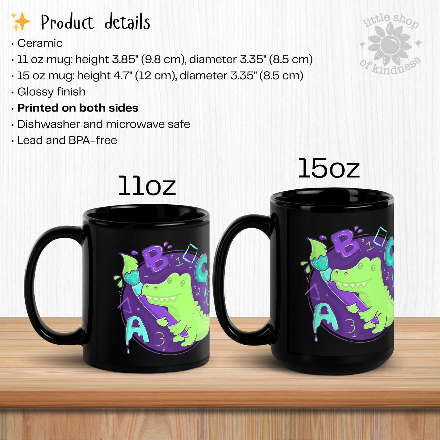 Alligator School Ceramic Mug