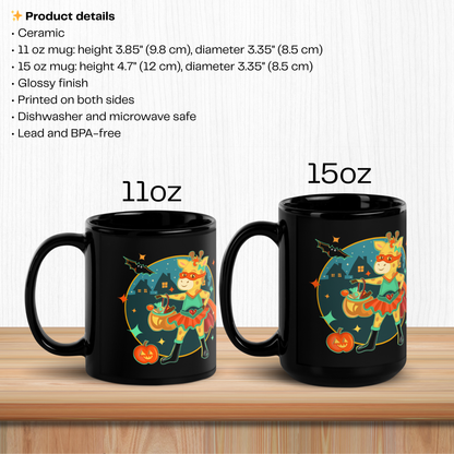 Giraffe Halloween Ceramic Mug