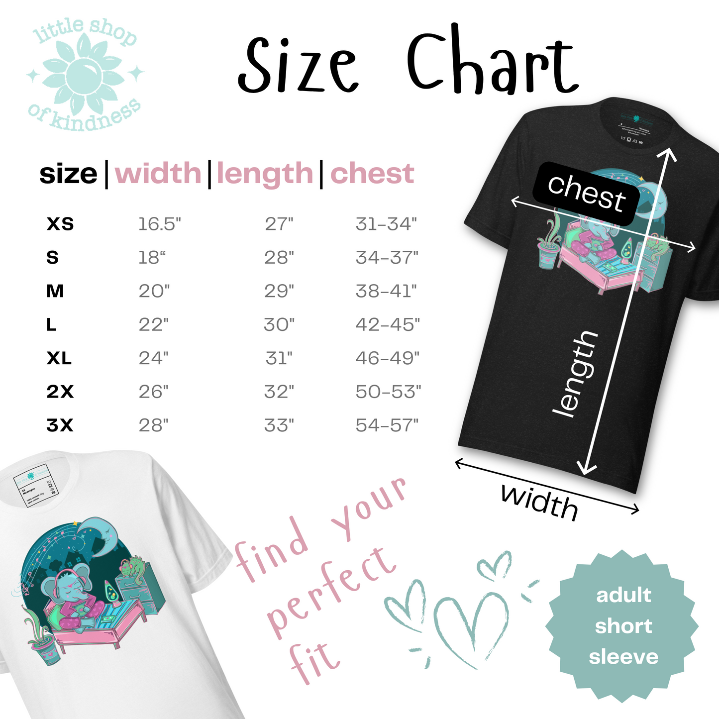 Retro Elephant Adult Tee