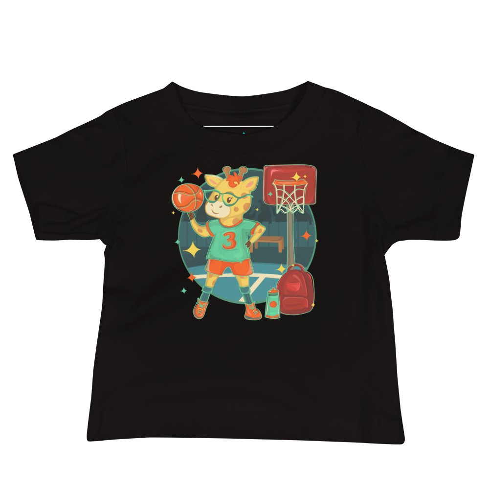 Giraffe School Baby Baby Tee