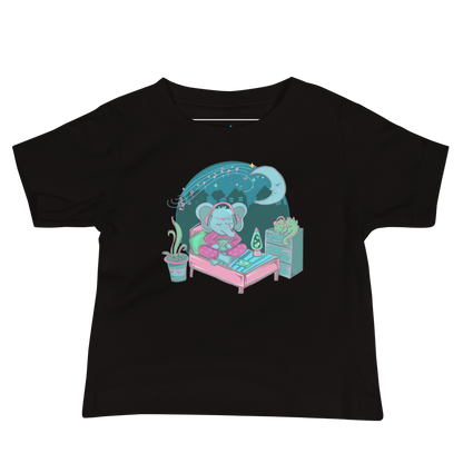 Retro Elephant Baby Tee