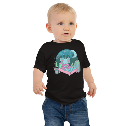 Retro Elephant Baby Tee