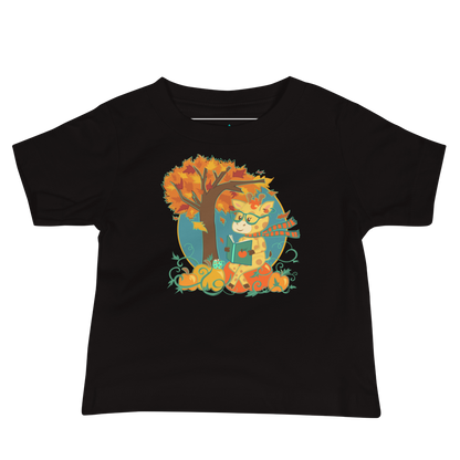 Giraffe in Fall Baby Tee