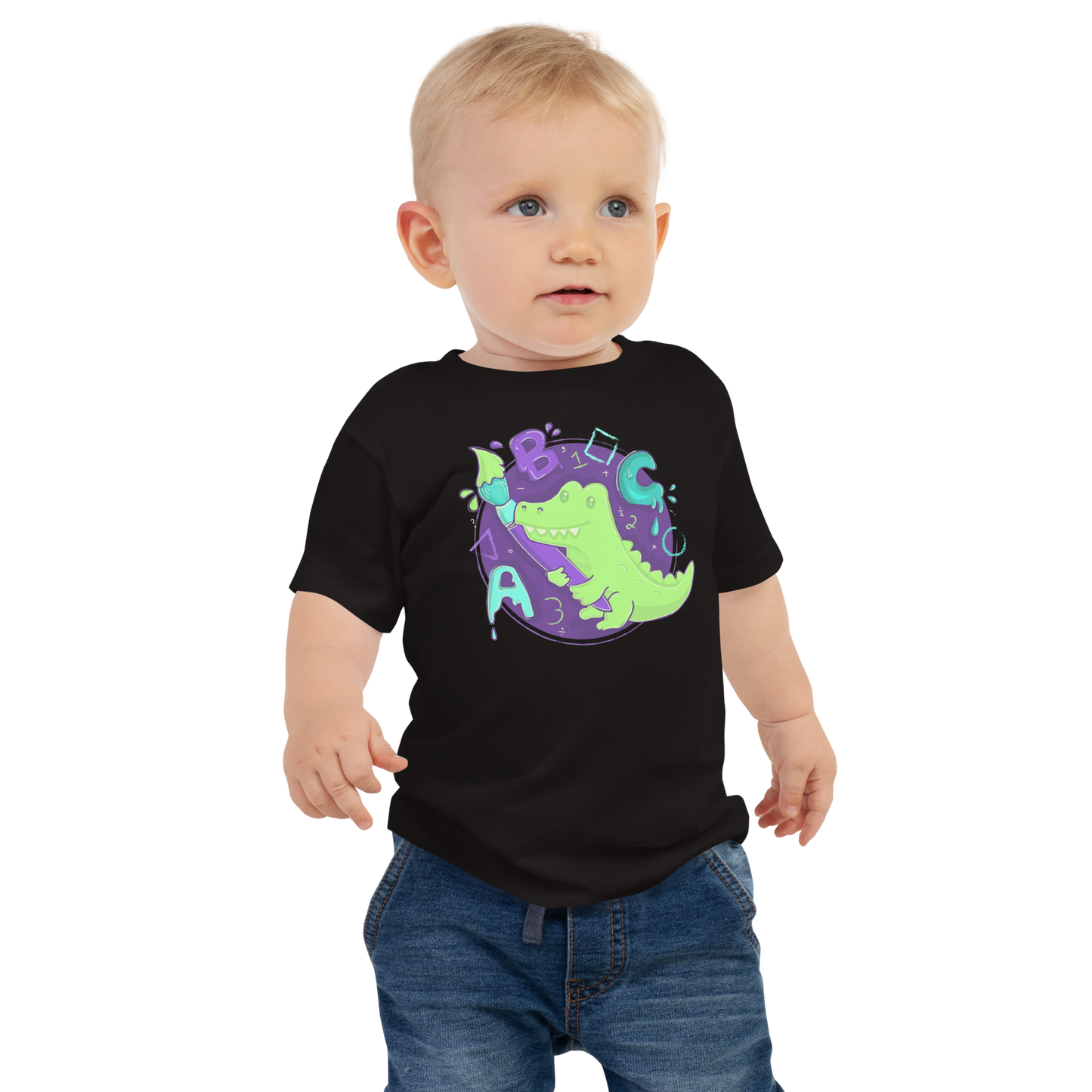 Alligator School Baby Tee