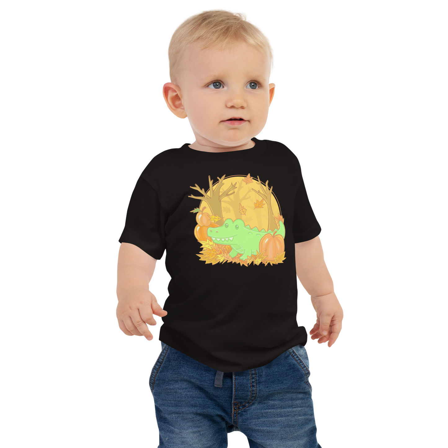 Alligator in Fall Baby Tee