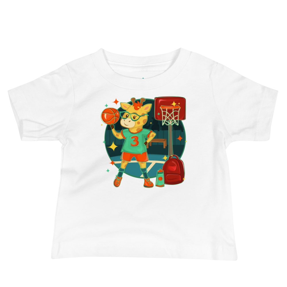 Giraffe School Baby Baby Tee