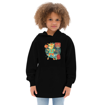 Giraffe Basketball Kids Hoodie