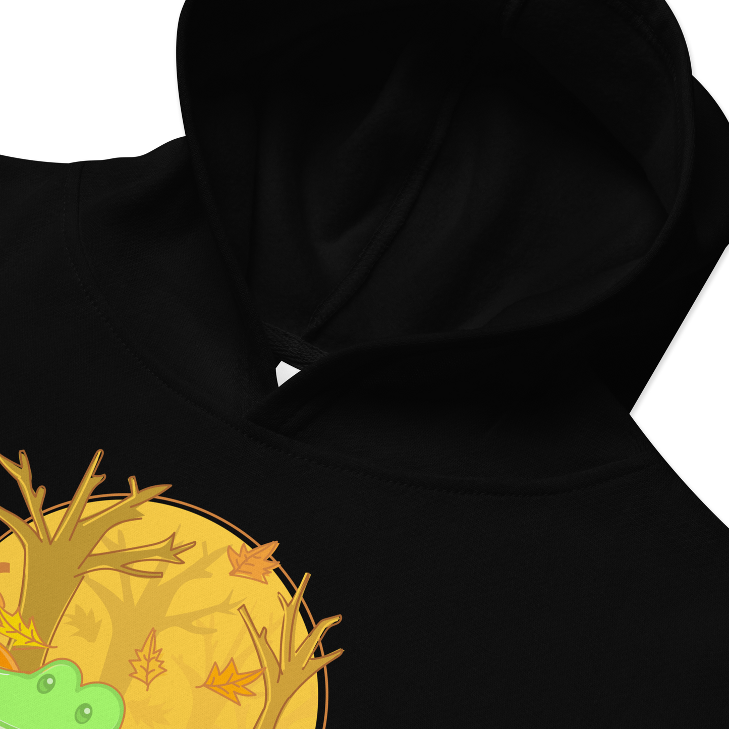 Alligator in Fall Kids Hoodie