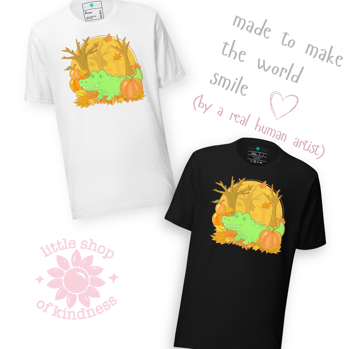 Alligator in Fall Adult Tee