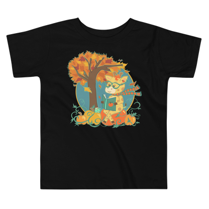 Giraffe in Fall Toddler Tee