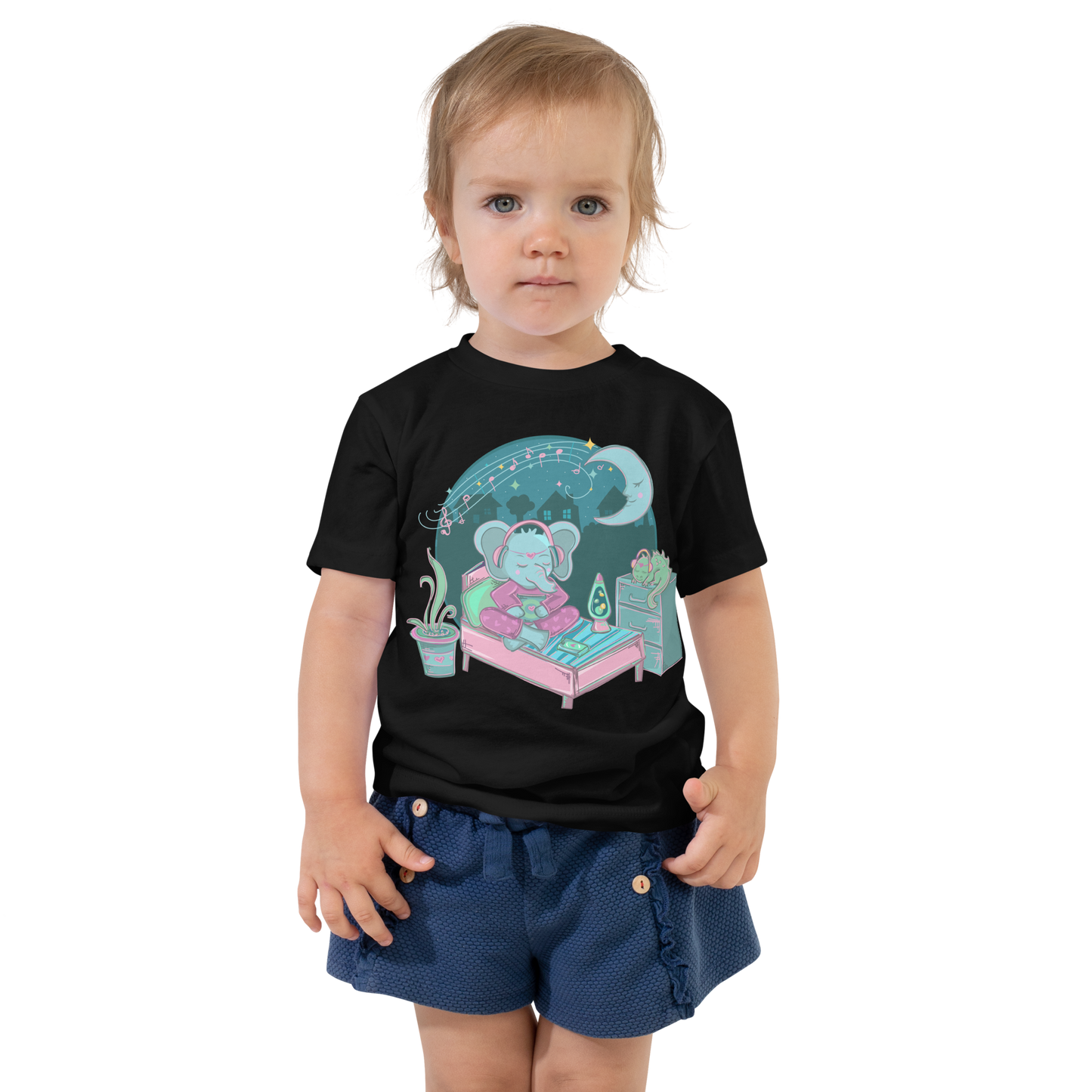 Retro Elephant Toddler Tee