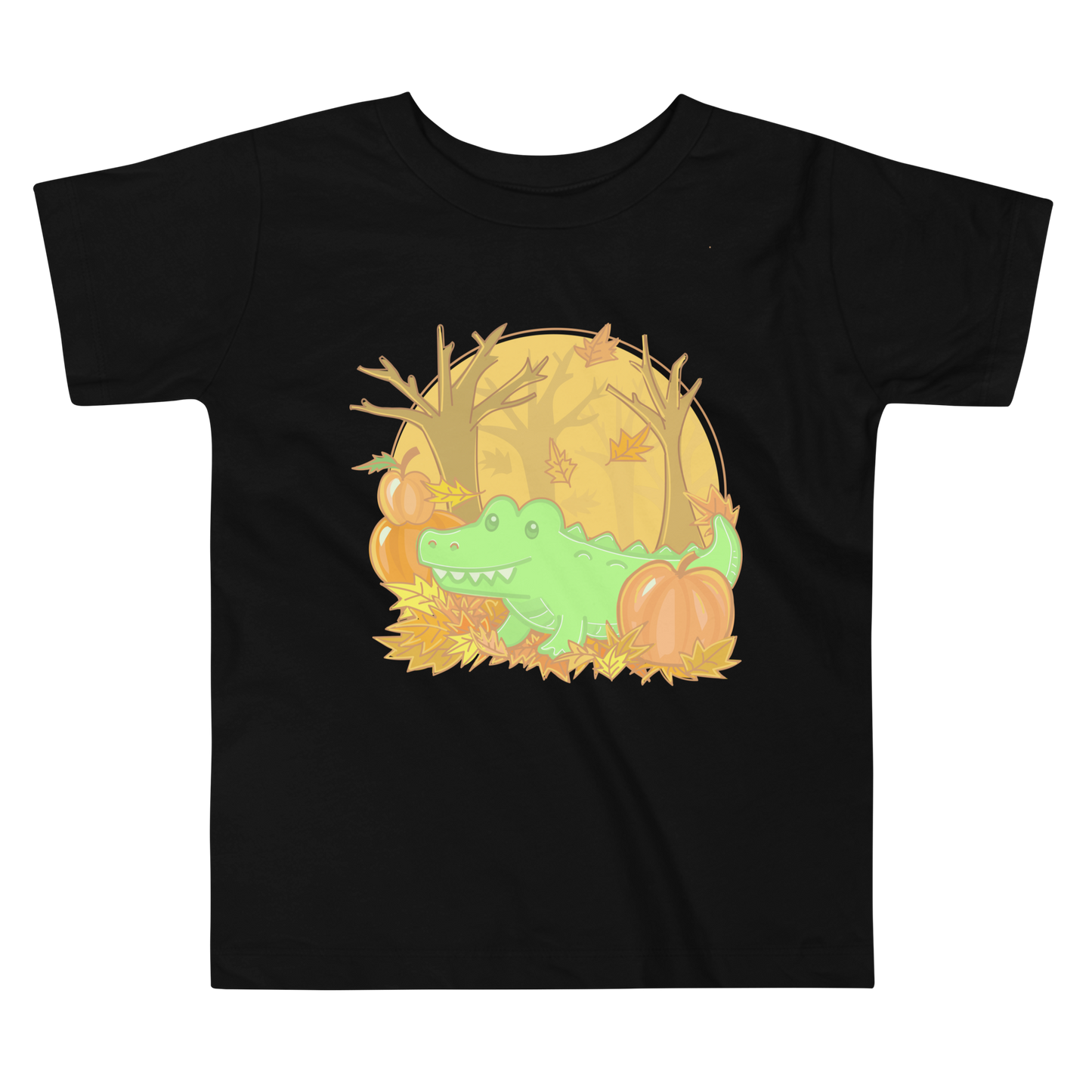 Alligator in Fall Toddler Tee