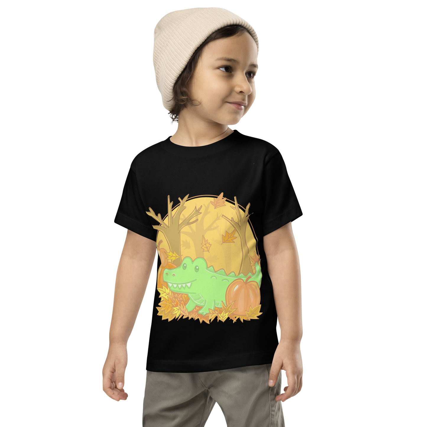 Alligator in Fall Toddler Tee