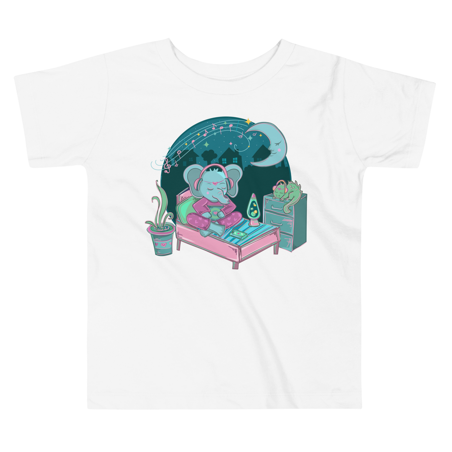 Retro Elephant Toddler Tee