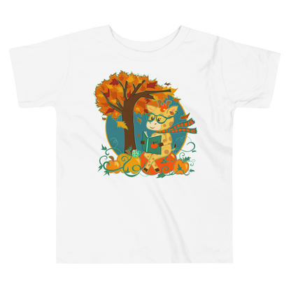 Giraffe in Fall Toddler Tee