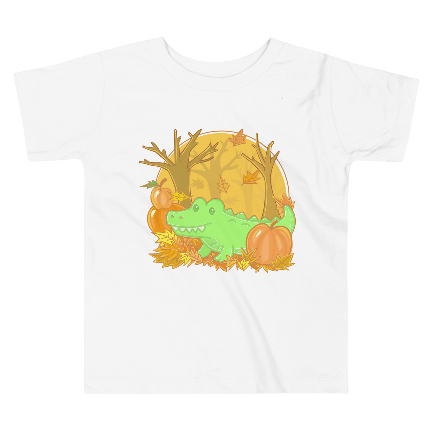 Alligator in Fall Toddler Tee