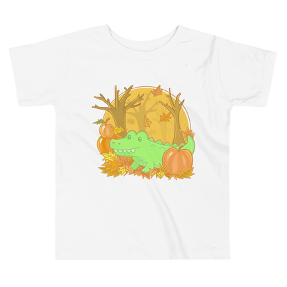 Alligator in Fall Toddler Tee