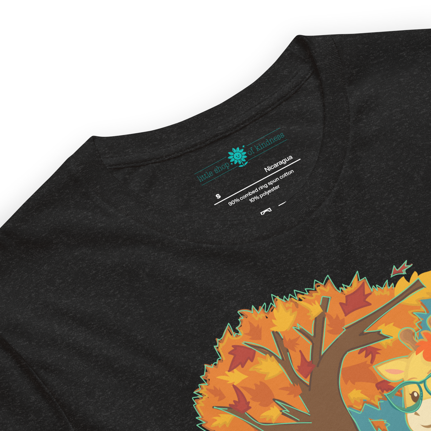 Giraffe in Fall Adult Tee