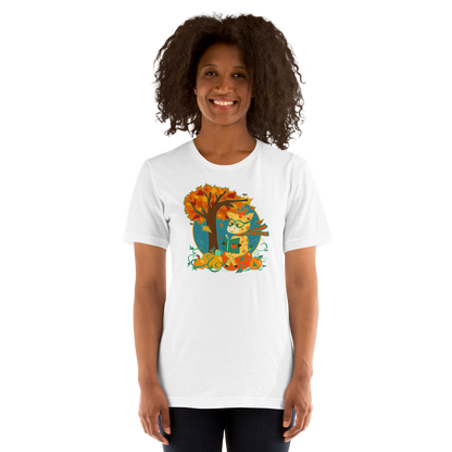 Giraffe in Fall Adult Tee
