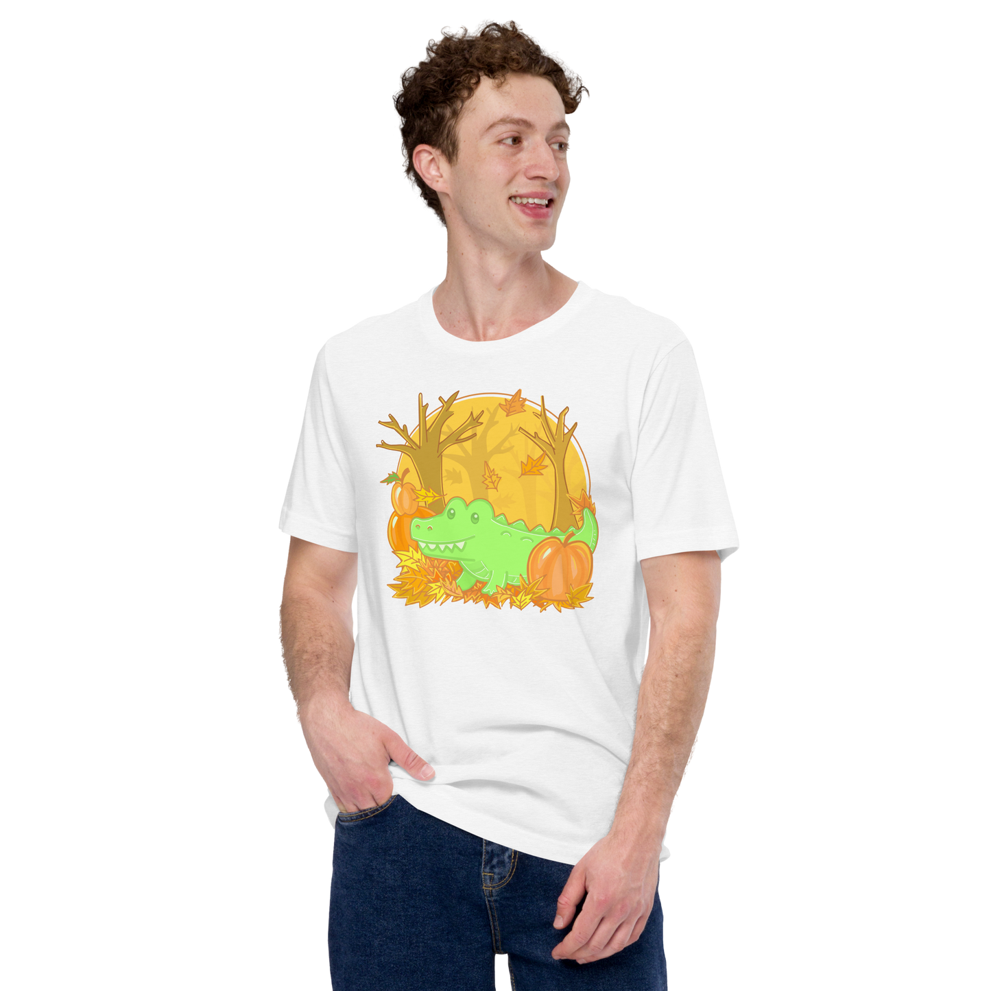 Alligator in Fall Adult Tee