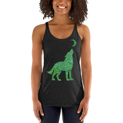 Wolf Women's Racerback Tank