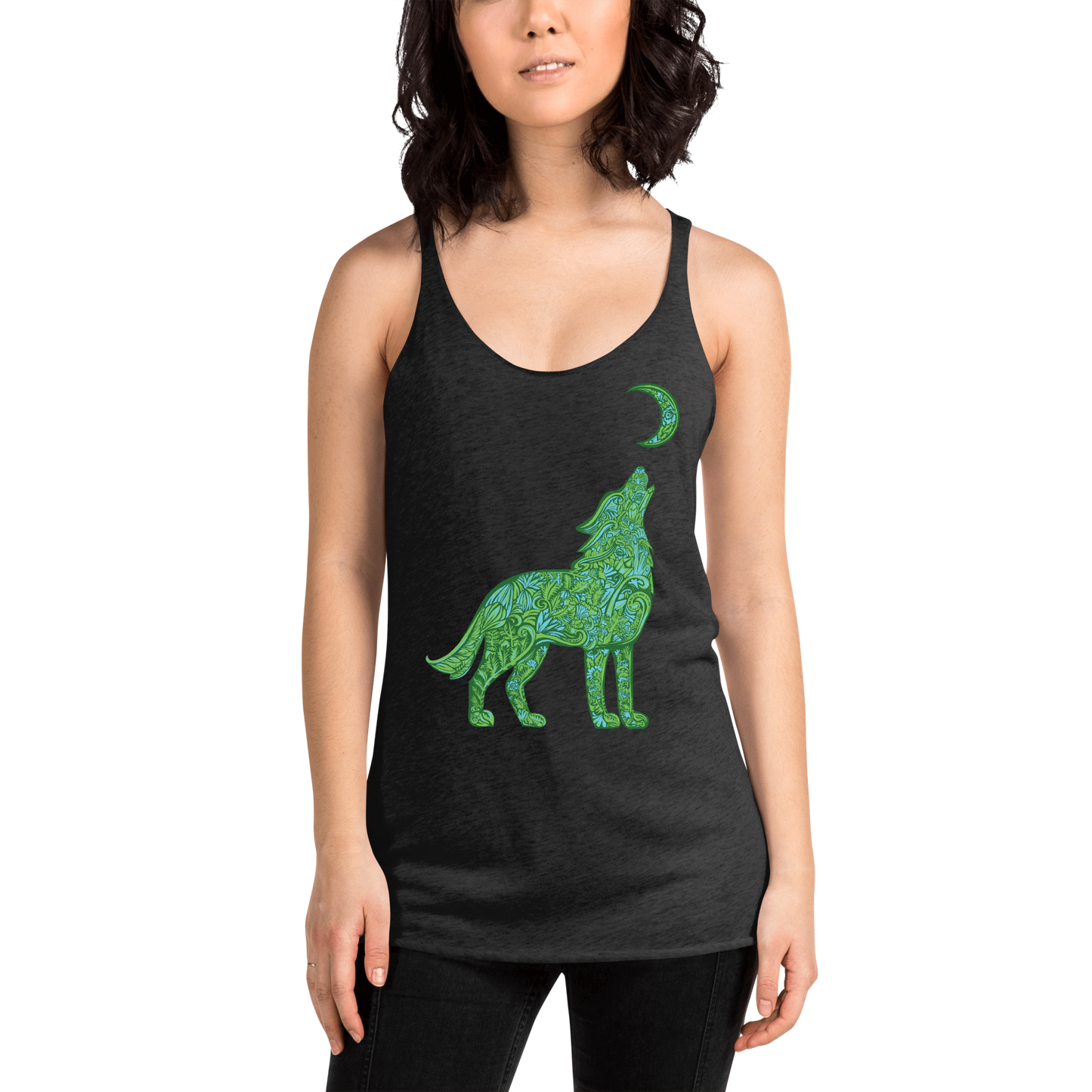 Wolf Women's Racerback Tank
